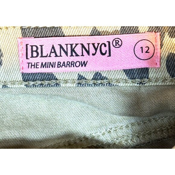 BLANK NYC girls Leopard Print Distressed The Mini Barrow Shorts Size 12 NWT‎ - Picture 12 of 13